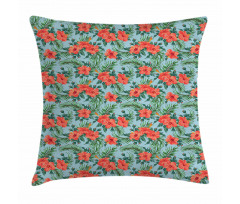 Summer Aloha Flourish Pillow Cover
