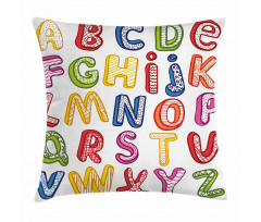 3D Letters ABC Pillow Cover