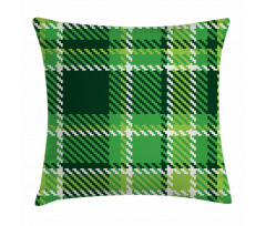 Irish Mosaic Green Pillow Cover