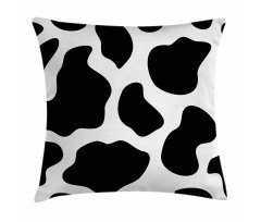White Cow Hide Barn Pillow Cover
