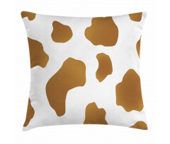 Brown Spots on Cow Pillow Cover