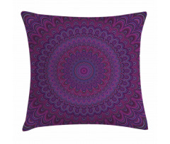 Vintage Purple Mandala Pillow Cover