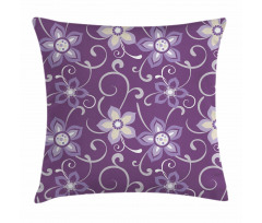 Lilacs with Leaves Pillow Cover