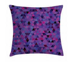 Small Triangles Mosaic Pillow Cover
