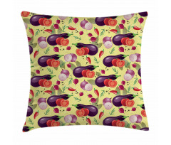 Organic Tasty Eating Pillow Cover