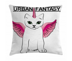 Urban Fantasy Art Pillow Cover