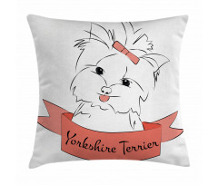 Puppy Hair Buckle Pillow Cover