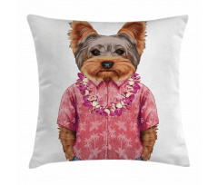 Dog in Humanoid Form Pillow Cover