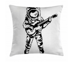 Jamming Space Man Pillow Cover