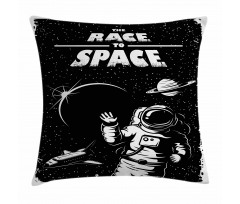 Race to Space Pillow Cover