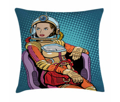 Space Lady Purse Pillow Cover