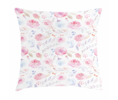 Delicate Spring Buds Pillow Cover