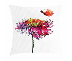 Chrysanthemum Flower Pillow Cover