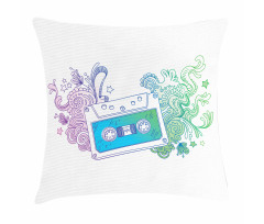 Audio Cassette Tape Pillow Cover