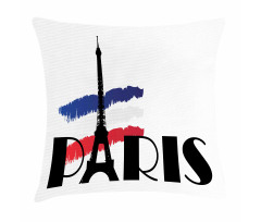 Paris Eiffel Tower Image Pillow Cover