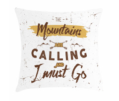 Call of the Mountains Pillow Cover