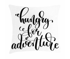 Journey Words Art Pillow Cover