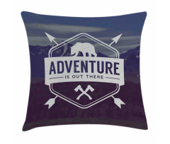 Bear Mountain Logo Pillow Cover