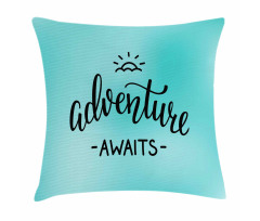 Blue Abstract Pillow Cover