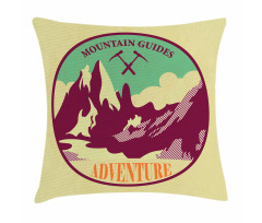 Trekking Camping Art Pillow Cover