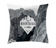 Mountains are Calling Pillow Cover