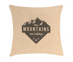 Climbing Journey Art Pillow Cover