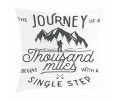 Motivating Wise Words Pillow Cover