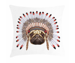 Native Style Bonnet Dog Pillow Cover
