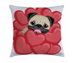 Valentines Inspired Dog Pillow Cover