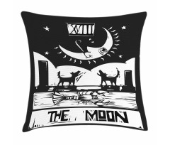 Lobster Wolves Moon Tarot Pillow Cover