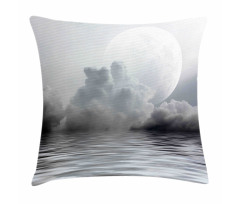 Misty Air and Ocean Art Pillow Cover