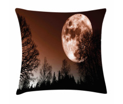 Abstract Colored Forest Pillow Cover
