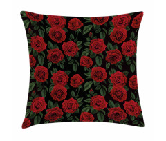 Retro Petals Leaves Growth Pillow Cover