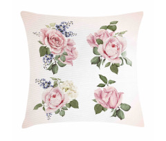 Springtime Bouquets Nature Pillow Cover