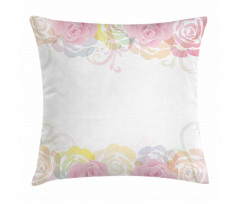 Tender Springtime Borders Pillow Cover