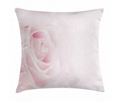 Close up Pink Flourish Pillow Cover