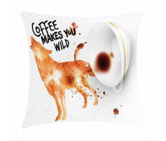 Howling Wolf Pillow Cover