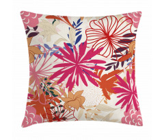 Vivid Floral Arrangement Pillow Cover