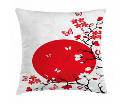 Cherry Sakura Trees Pillow Cover