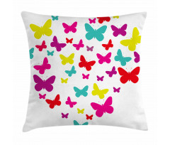 Butterfly Heart Love Pillow Cover