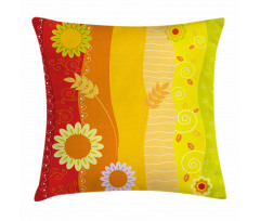 Wheat Farm House Theme Pillow Cover