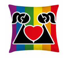 Love Wins Gay Couple Pillow Cover