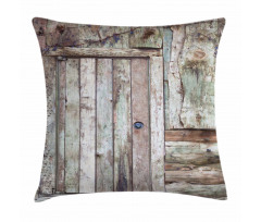 Old Barn Door Cottage Pillow Cover