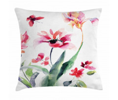 Watercolor Pastel Boho Pillow Cover