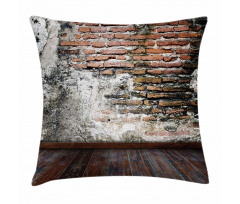Worn Looking Wall Photo Pillow Cover