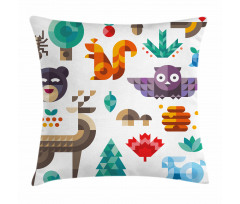 Cheerful Pop Art Design Pillow Cover
