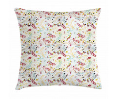 Botanical Spring Petals Pillow Cover