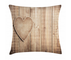 Rustic Heart Pillow Cover