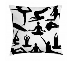 Yoga Postures Body Pillow Cover