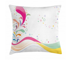 Vivid Bubbles Dots Pillow Cover